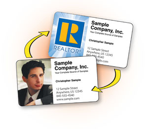 Lenticular Flip Image Business Card