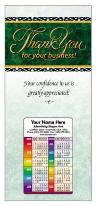 Laminated Greeting Card Calendar