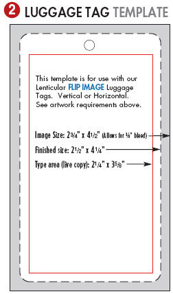 Luggage Tag Template