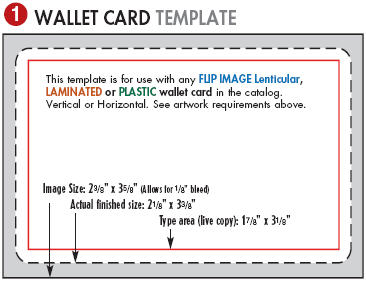 Wallet Card template